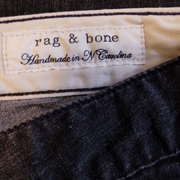Rag & Bone Mid-rise Faded Black Skinny Jeans Made in North Carolina - Picture 4 of 8
